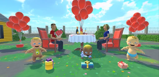 Rainbow Prank: Hide Daddy screenshot