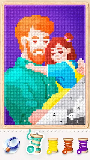 Magic Cross Stitch: Pixel Art screenshot