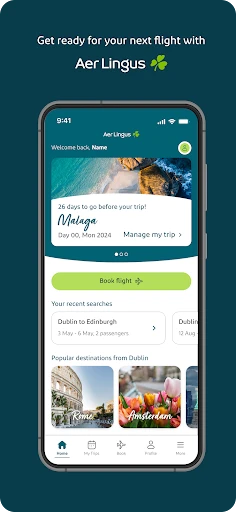 Aer Lingus App screenshot