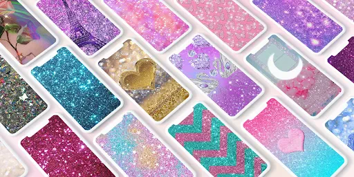 Glitter Wallpaper: Theme, Icon screenshot