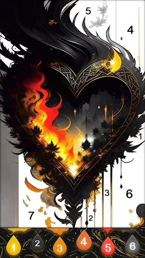 Fluid Art:Color By Number screenshot