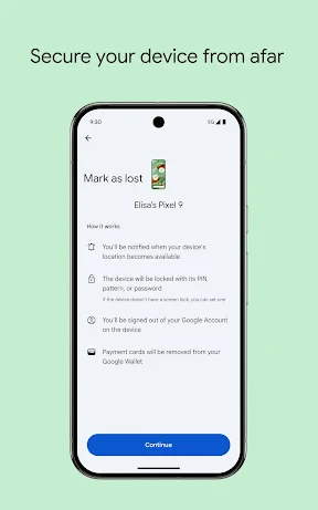 Google’s Find Hub screenshot