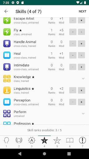 RPG Scribe Pathfinder & 3.5e screenshot