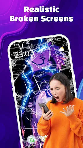 Broken Screen 4K Funny Pranks screenshot