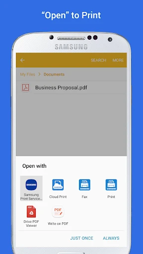 Samsung Print Service Plugin screenshot