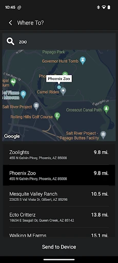 Garmin Drive™ screenshot