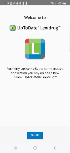 Uptodate Lexidrug screenshot