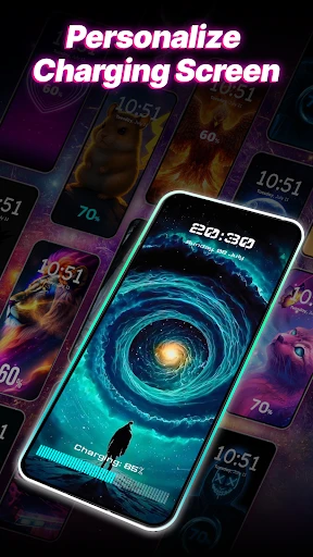 3D Battery Charging Animation screenshot