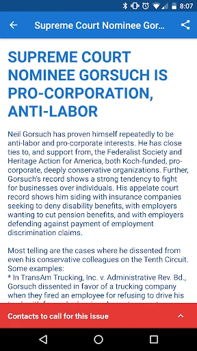 5 Calls: Contact Your Congress screenshot