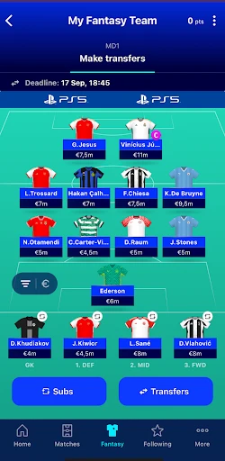 Champions League Official screenshot