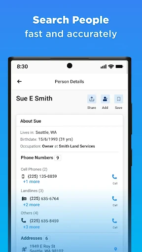 Whitepages - Find People screenshot