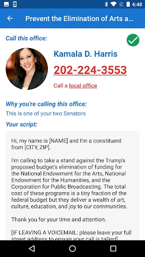 5 Calls: Contact Your Congress screenshot