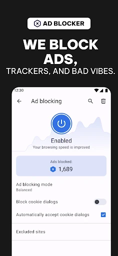 Opera: Private Web Browser screenshot