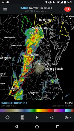 RadarScope screenshot