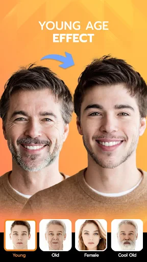 FaceLab Face Editor App, Aging screenshot