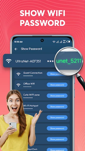 WiFi Password Show WiFi Master screenshot