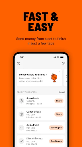 Ria Money Transfer: Send Money screenshot