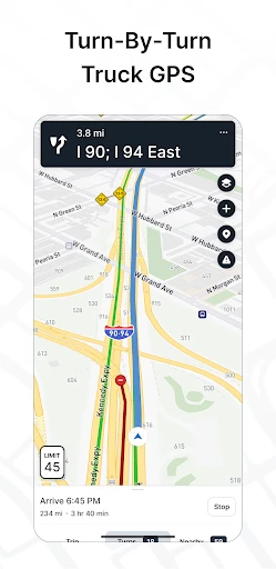TruckMap - Truck GPS Routes screenshot