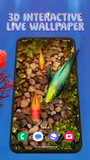 3D Fish Tank Live Wallpaper screenshot