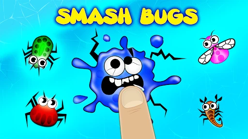 Bug Smashing toddler games screenshot