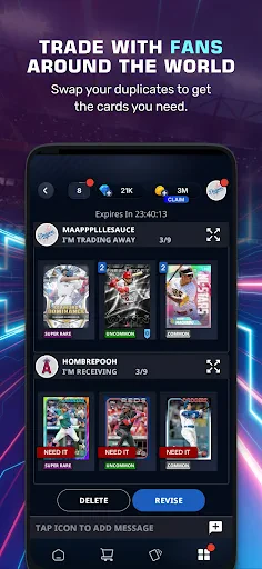 Topps® BUNT® MLB Card Trader screenshot