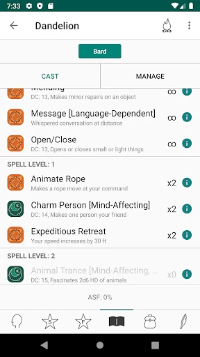 RPG Scribe Pathfinder & 3.5e screenshot