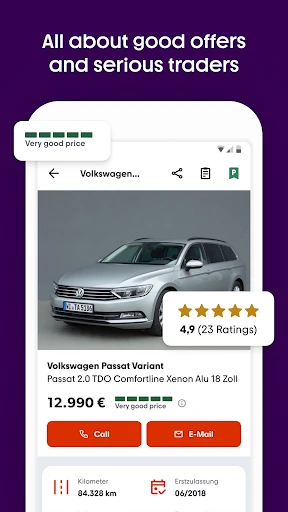 mobile.de - car market screenshot
