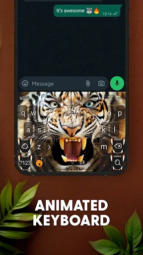 Roaring Tiger Live Wallpaper screenshot