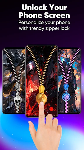 Zipper Lock Screen & Wallpaper screenshot