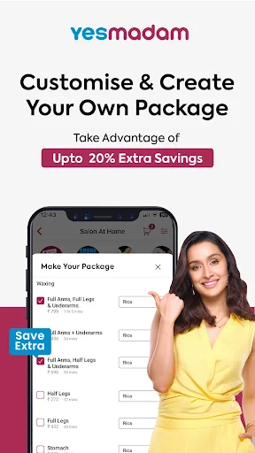 Yes Madam - Salon at Home screenshot