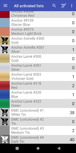 Cross Stitch Thread Organizer screenshot