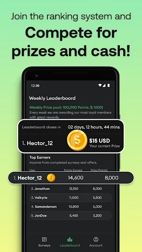 HeyCash: Surveys for Money screenshot