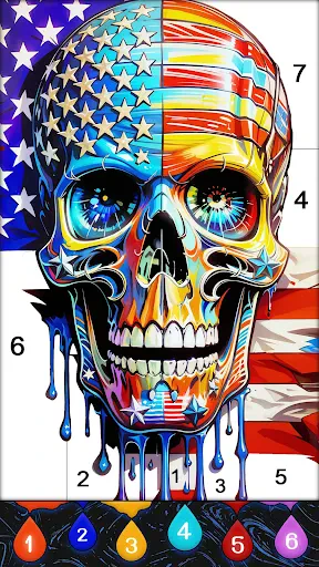 Fluid Art:Color By Number screenshot