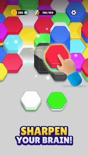 Hexa Sort screenshot