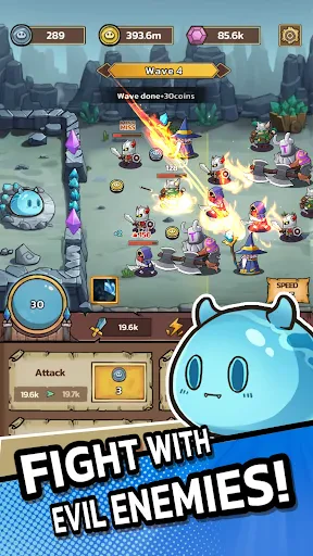 Slime Castle — Idle TD Game screenshot