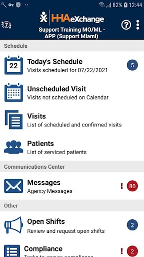 HHAeXchange screenshot