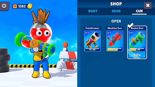 Dye Hard - Color War screenshot