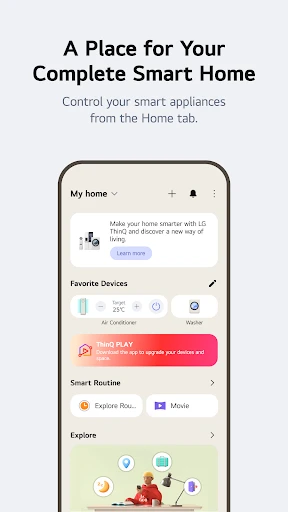 LG ThinQ screenshot