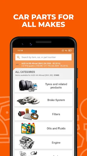 AUTODOC: buy car parts online screenshot