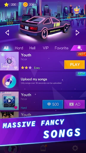 Magic Beat Racing music game screenshot