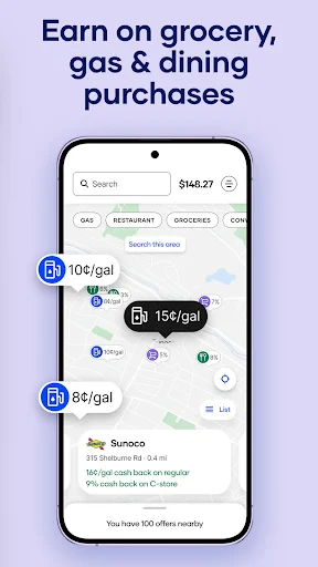 Upside: Cash Back - Gas & Food screenshot