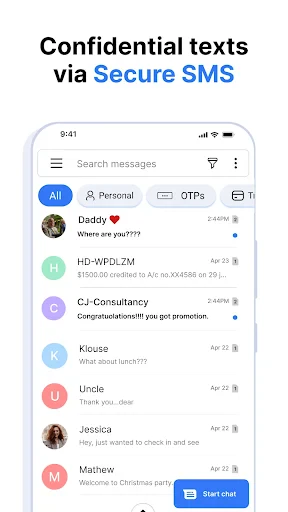 Messages - Text Messenger App screenshot