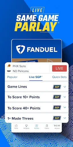 FanDuel Sportsbook & Casino screenshot