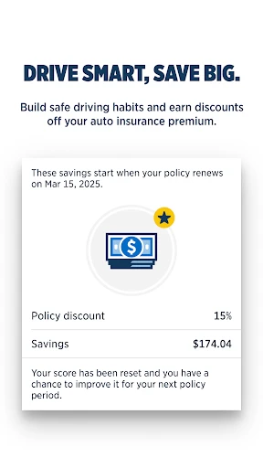 USAA DriveSafe screenshot