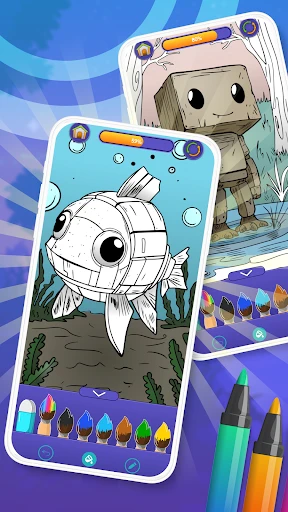 Animal coloring pages screenshot