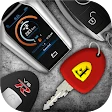 Keys simulator and cars sounds icon