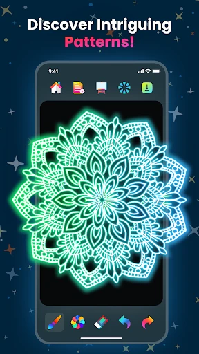 Magic Doodle: Glow Art Drawing screenshot