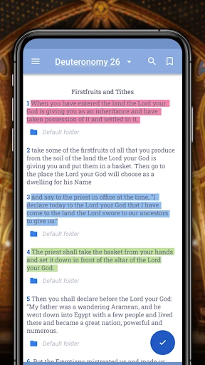 NKJV Bible offline app screenshot