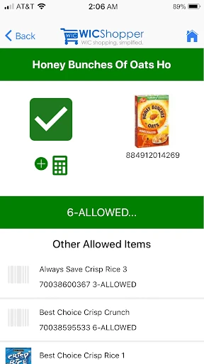 WICShopper screenshot