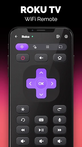 TV remote control for Roku screenshot